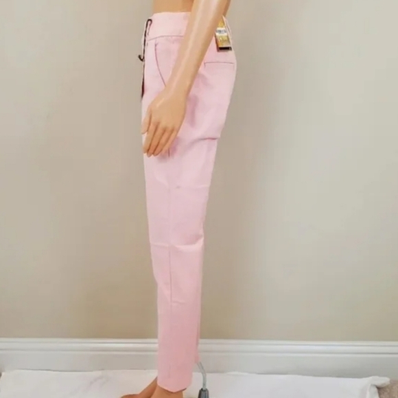 Hybrid & Company Flat Front Stretch Trousers Chino Pants - Picture 4 of 8